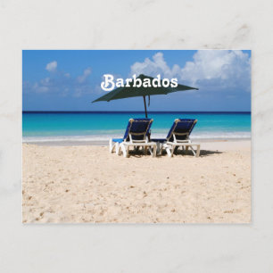Postal Playa de Barbados