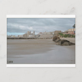 Postal Playa de Cádiz