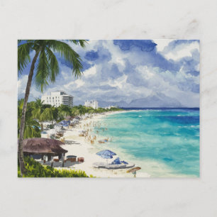 Postal Playa de Cancún México