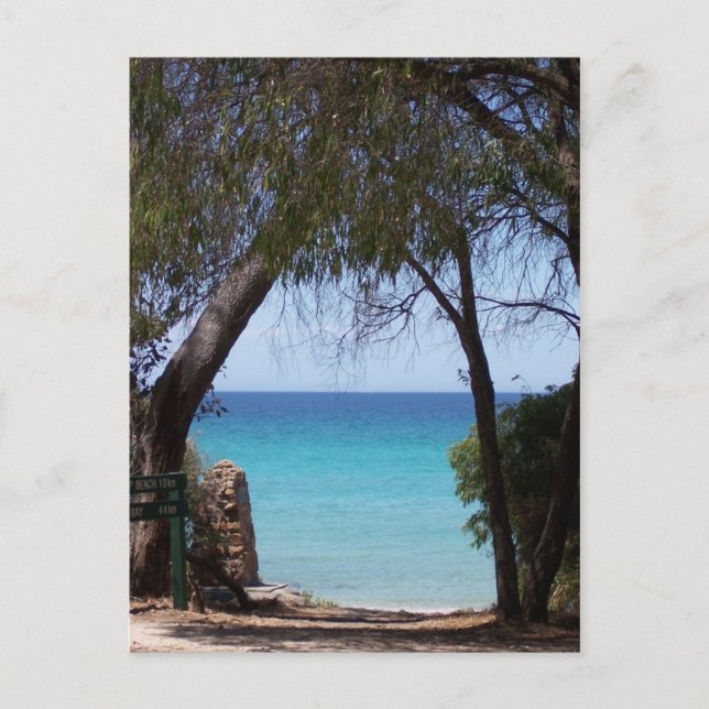 Postal Playa de Castle Rock, Australia Occidental (Anverso)