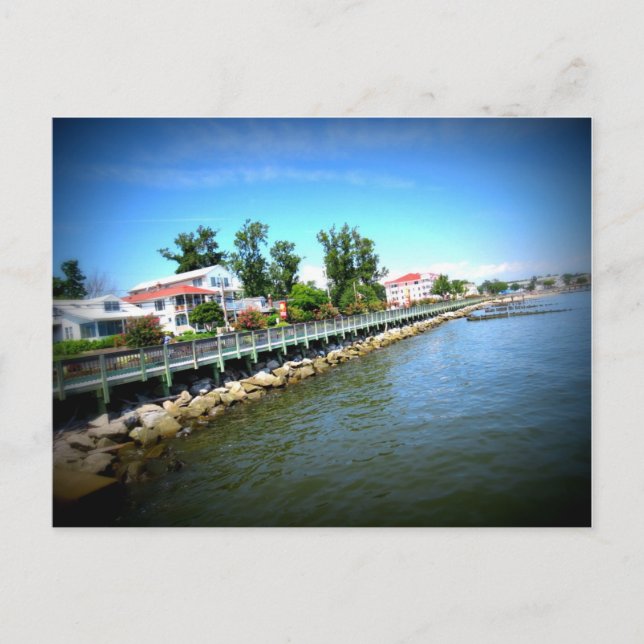 Postal Playa de Chesapeake (Anverso)