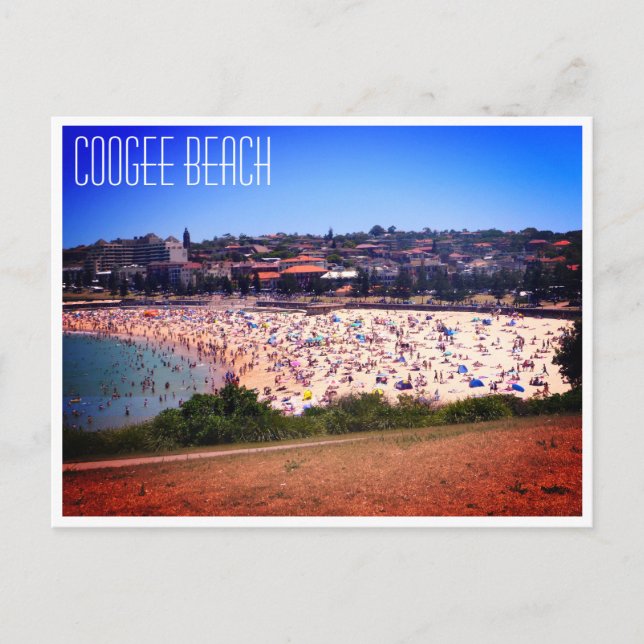 Postal playa de coogee (Anverso)