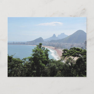 Postal Playa de Copacabana en Río