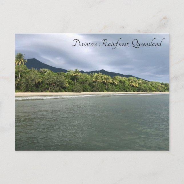 Postal playa de daintree (Anverso)