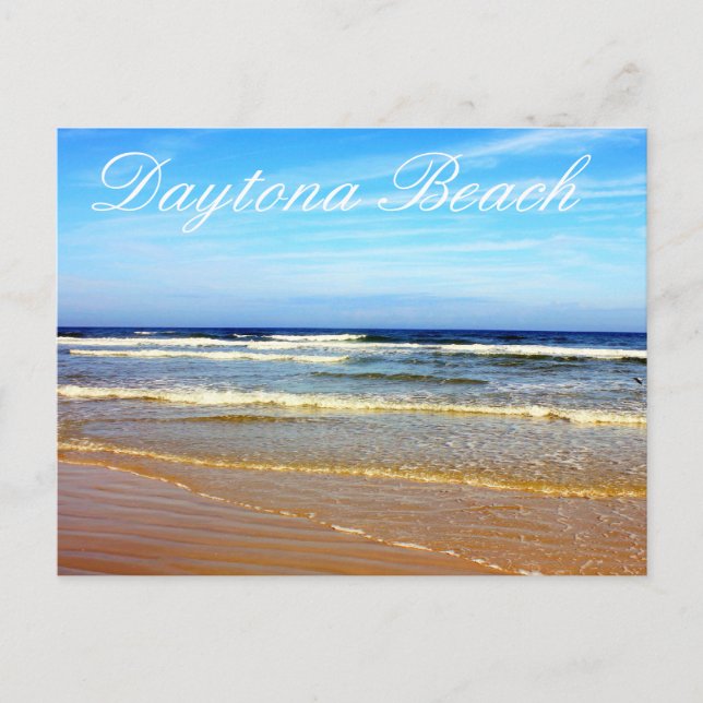 Postal Playa de Daytona Beach, Florida (Anverso)