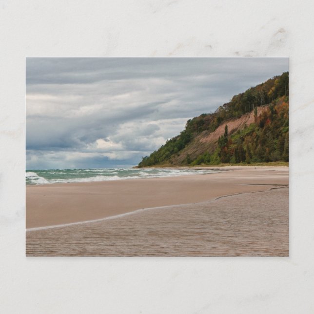 Postal Playa de dunas de oso dormido (Anverso)