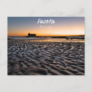 Postal Playa de Fuzeta Atardecer Cálido