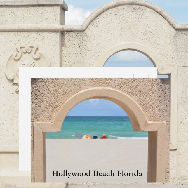 Postal Playa de Hollywood Florida Fotográfico (Subido por el creador)