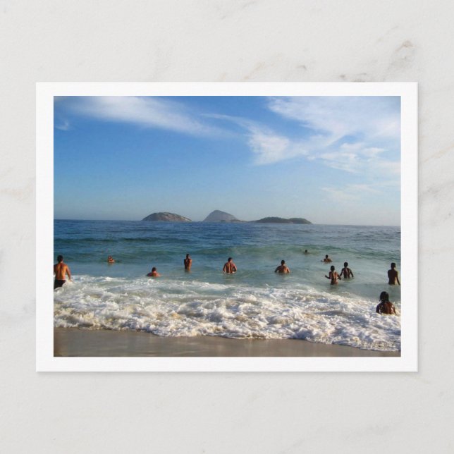 Postal Playa de Ipanema (Anverso)
