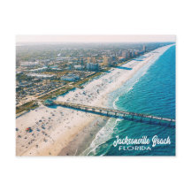 Playa de Jacksonville, Florida, foto aérea