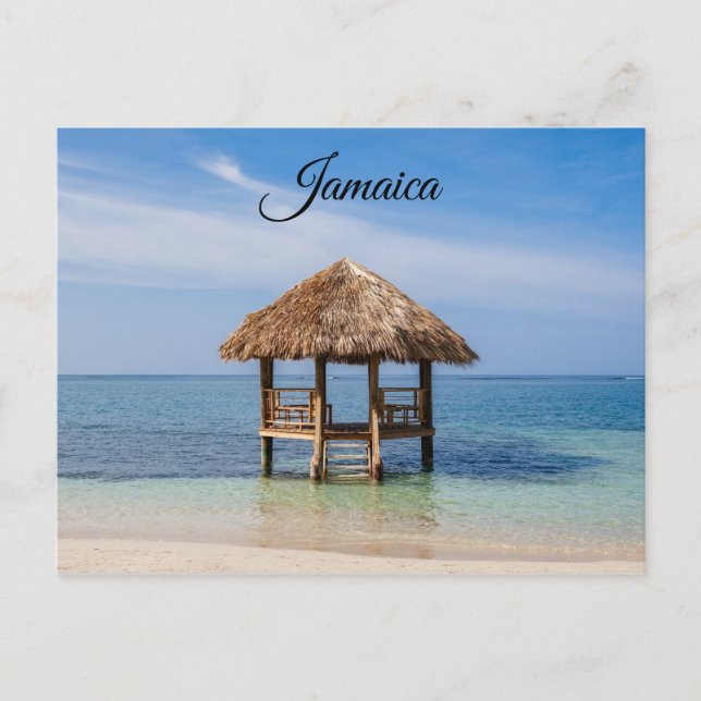 Postal Playa de Jamaica (Anverso)