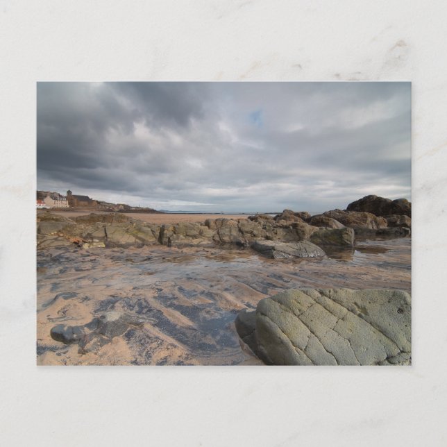 Postal Playa de Kinghorn (Anverso)