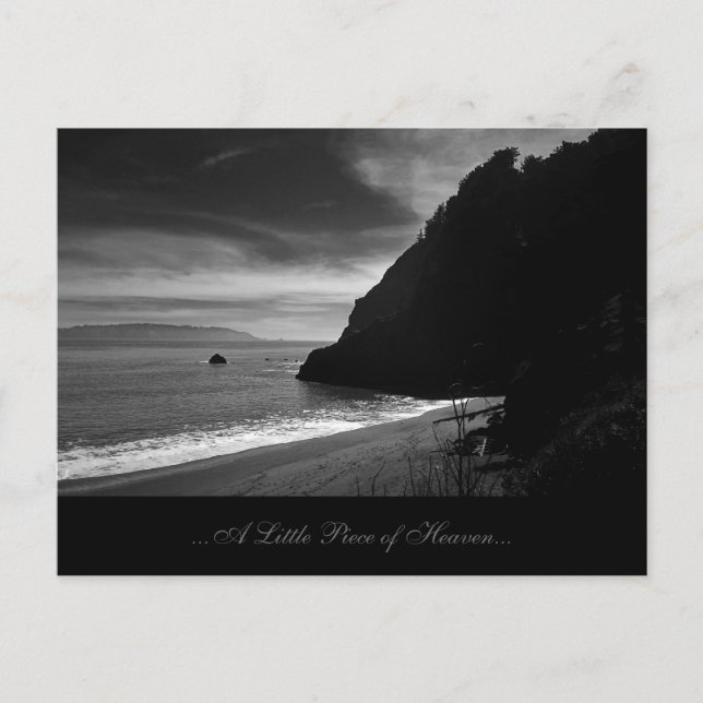 Postal Playa de Kirby - Un pedacito del cielo (Anverso)