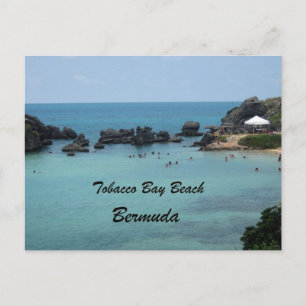 Postal Playa de la Bahía del Tabaco, Bermudas