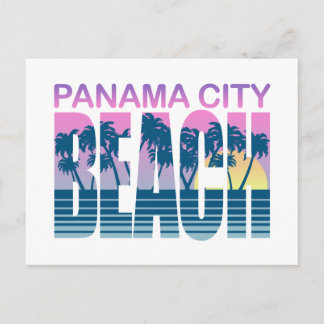 Postal Playa de la Ciudad de Panamá