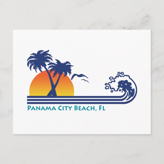 Postal Playa de la Ciudad de Panamá (Anverso)