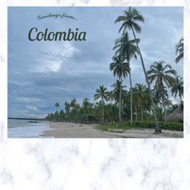 Postal Playa de La Guajira Colombia