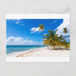 Postal Playa de la República Dominicana Saona