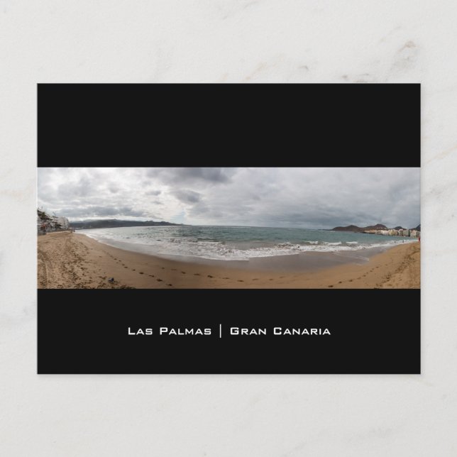 Postal Playa de Las Palmas (Anverso)