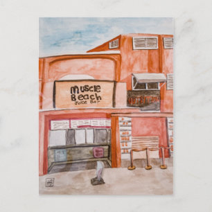 Postal Playa de los músculos