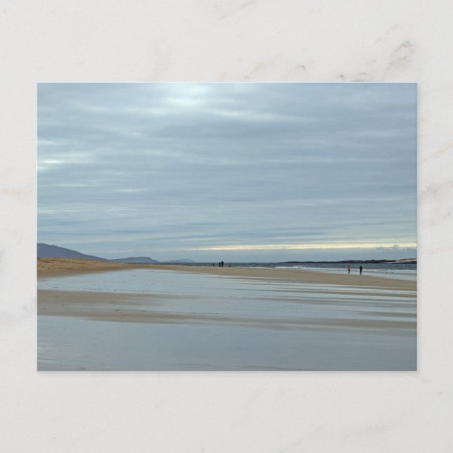 Postal Playa de Luskentyre, Isla de Harris (Anverso)