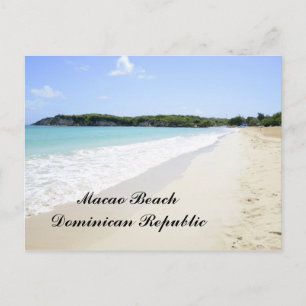 Postal Playa de Macao en la República Dominicana