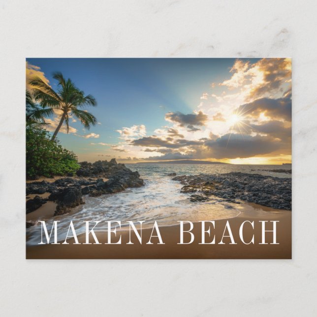 Postal Playa de Makena | Makena Cove (Anverso)