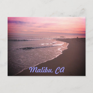 Postal Playa de Malibu