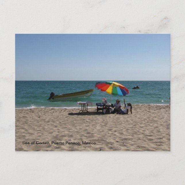 Postal Playa de México (Anverso)