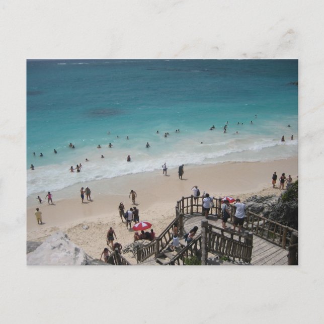 Postal Playa de México (Anverso)