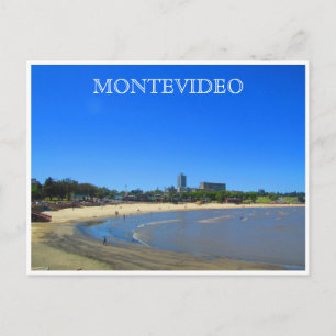 Postal playa de montevideo