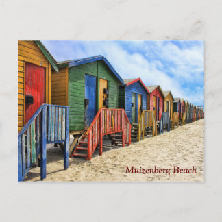 Postal Playa de Muizenberg Ciudad del Cabo Sudáfrica