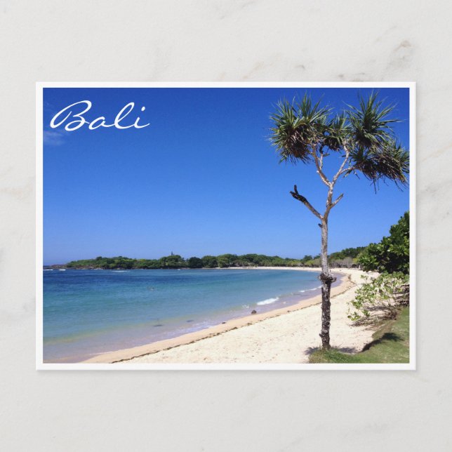 Postal playa de nusa dua bali (Anverso)