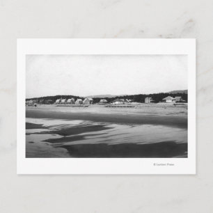 Postal Playa de Oregon y casas de campo al norte de