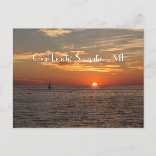 Postal Playa de Oval (Anverso)