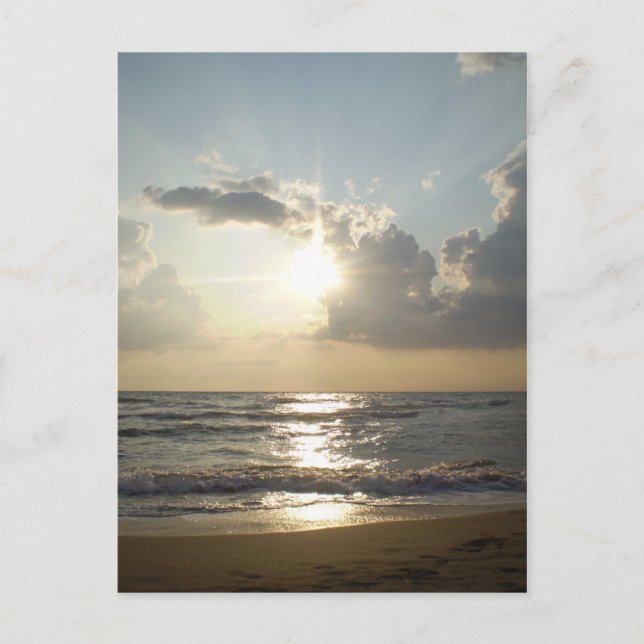 Postal Playa de Paestum (Anverso)