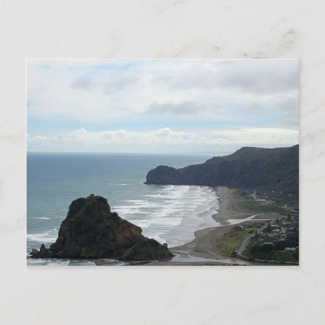 Postal Playa de Piha 4 (Anverso)