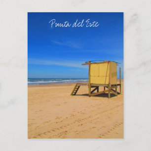 Postal playa de punta del este