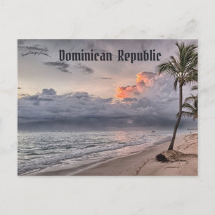 Postal Playa de República Dominicana