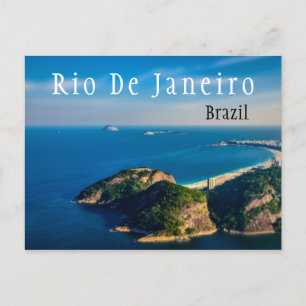 Postal Playa de Río de Janiero Brasil