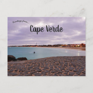 Postal Playa de Sal en Cabo Verde