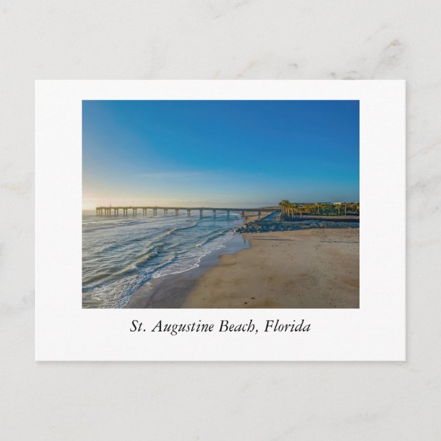 Postal Playa de San Agustín (Anverso)