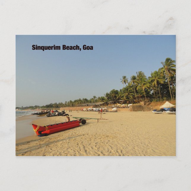 Postal Playa de Sinquerim (Anverso)