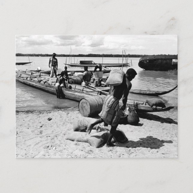 Postal Playa de Surinam (Anverso)