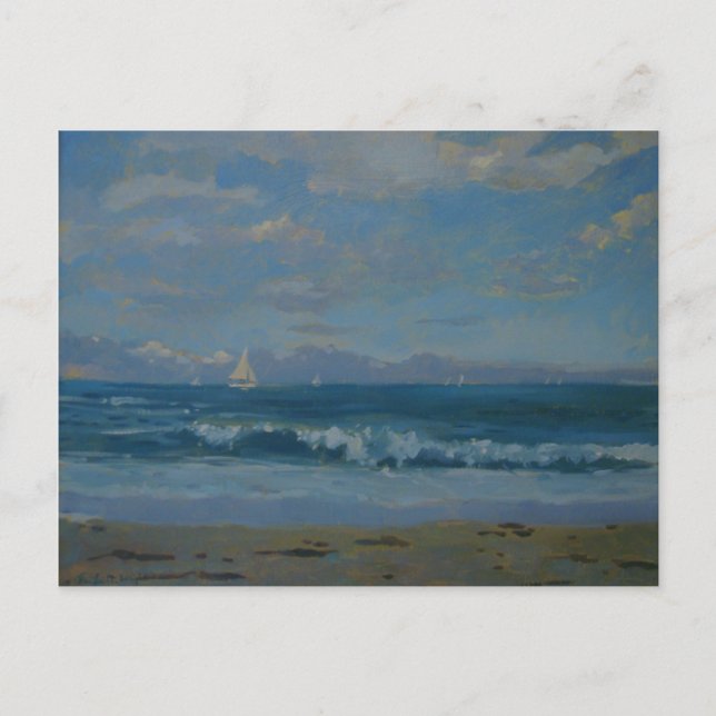 Postal Playa de Thurlestone (Anverso)