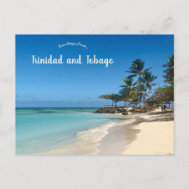 Postal Playa de Trinidad y Tobago