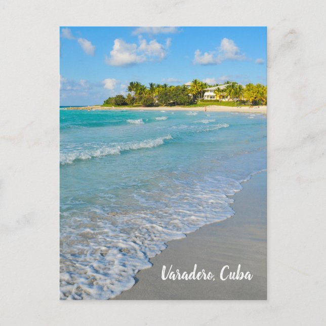 Postal Playa de Vardero, Cuba (Anverso)