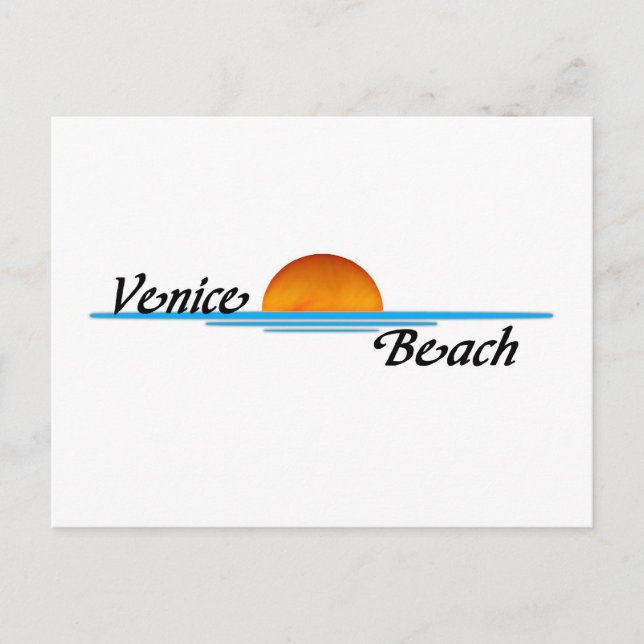 Postal Playa de Venecia (Anverso)
