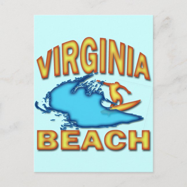 POSTAL PLAYA DE VIRGINIA (Anverso)