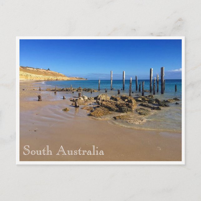 Postal playa de willunga (Anverso)